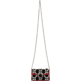 Gucci Tweed Monogram GG Dionysus Super Mini Crossbody Bag