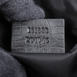 Gucci Black Monogram GG Canvas Supreme Belt Crossbody Bag