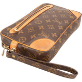 Louis Vuitton Canvas Monogram Marly Dragonne Clutch