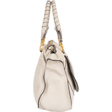 Chloé Grained Leather Marcie Satchel Handbag