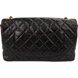 Chanel Soft Quilted Lambskin 24K Gold Medium Single Flap Crossbody Bag