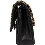 Chanel Quilted Lambskin 24K Gold Medium Double Flap Shoulder Bag