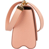 Louis Vuitton Rose Epi Leather Twist Flower Chain Crossbody Bag