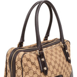 Gucci Monogram GG Canvas Horsebit Handbag