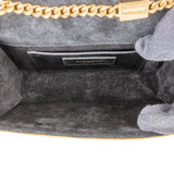 Yves Saint Laurent Gold Python-Embossed Leather Mini Kate Tassel Crossbody Bag