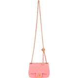 Chanel Quilted Lambskin Mini Rectangular Single Flap Adjustable Crossbody Bag - vintageandkickz