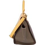 Celine Bicolor Leather Trapeze Handbag