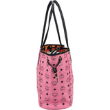 MCM Monogram Visetos Liz Reversible Shopper Tote Shoulder Bag