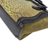 Céline Tricolor Python Suede Luggage Nano Crossbody Bag