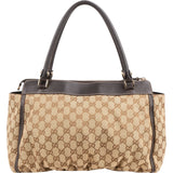 Gucci Monogram GG Canvas Abbey D-Ring Satchel Handbag