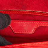 Louis Vuitton Red Epi Leather Soufflot Handbag