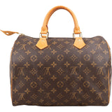 Louis Vuitton Monogram Canvas Speedy 30 Handbag