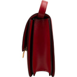Céline Red Calfskin Classic Medium Box Crossbody Bag