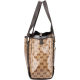 Gucci Monogram GG Patent Coated Canvas Abbey Shoulder Bag
