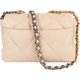 Chanel 19 Quilted Lambskin Single  Flap Crossbody Bag