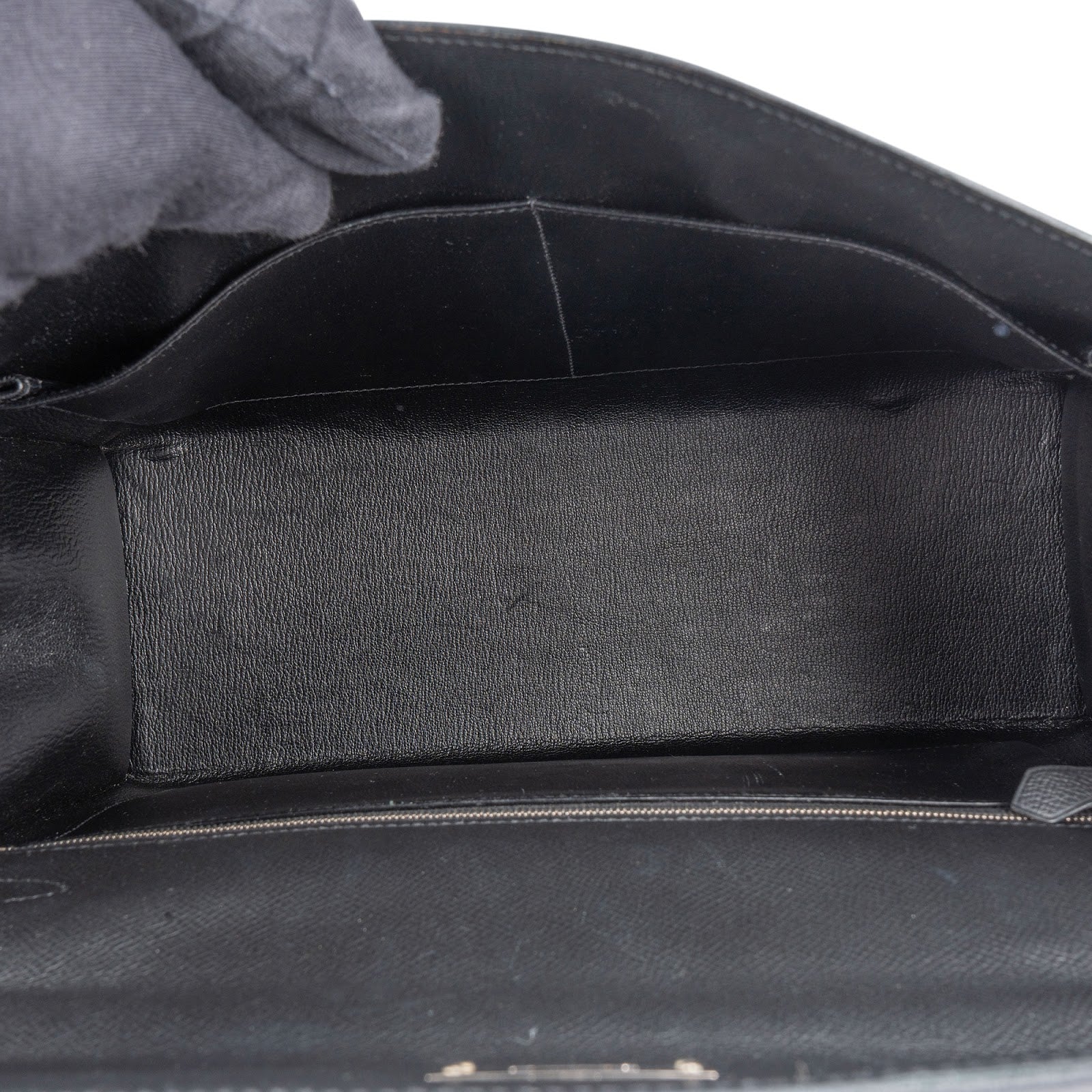 Hermès Noir Epsom Leather Sellier Kelly 35 Handbag - vintageandkickz
