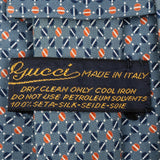 Gucci Geometric Dot Printed Pattern Silk Tie Krawatte
