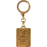Louis Vuitton Vintage Golden Malletier 1854 Pendant Bag Charm Key Holder