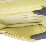 Chanel Green Quilted Lambskin Wallet On Chain Crossbody Bag