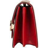 Gucci Pebbled Leather Interlocking GG Small Crossbody Bag