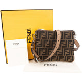 Fendi Monogram Zucca Canvas Camera Crossbody Bag