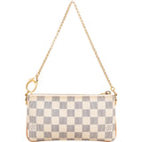Louis Vuitton Monogram Damier Azur Pochette Milla Shoulder Bag