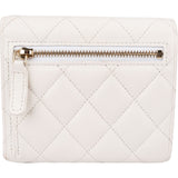Chanel Quilted Caviar Leather Classic Small Flap Wallet