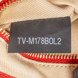 Valentino Garavani Red Leather Rockstud Bucket Crossbody Bag