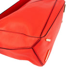 Loewe Red Grained Calfskin Puzzle Handbag