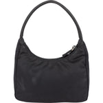 Prada Black Nylon Triangle Vintage Re-Edition Handbag - vintageandkickz