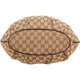 Gucci Monogram GG Canvas Horsebit Hobo Shoulder Bag