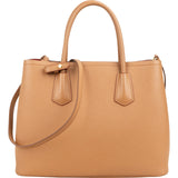 Prada Saffiano Cuir Leather Double Tote Handbag