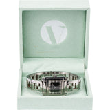 Fendi Silver Tone Classico Square 6000L Woman Watch