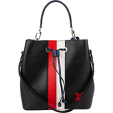 Louis Vuitton Noir Epi Leather Limited America's Cup Striped Tricolor NéoNoé Monaco Crossbody Bag