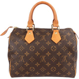 Louis Vuitton Monogram Canvas Speedy 25 Handbag