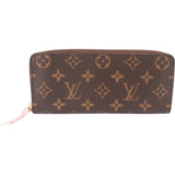 Louis Vuitton Monogram Canvas Clemence Zippy Wallet