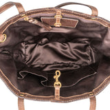 Coach Monogram Signature Jacquard Gallery Tote Shoulder Bag