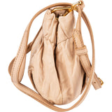 Prada Crinkled Nappa Leather Bucket Mini Crossbody Bag
