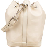 Louis Vuitton Blanco Epi Leather NM Sac Noé Petit Shoulder Bag