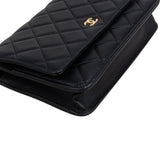 Chanel Quilted Lambskin Wallet On Chain Crossbody Bag