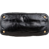 Prada Vitello Shine Leather Large Tote Handbag