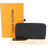 Louis Vuitton Leather Monogram Empreinte Zippy Wallet