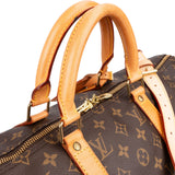 Louis Vuitton Monogram Canvas Keepall 50 Bandoulière Travel Bag