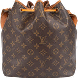 Louis Vuitton Monogram Canvas Sac Noé Petit Shoulder Bag