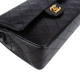 Chanel Quilted 24K Gold Lambskin Medium Double Flap Shoulder Bag