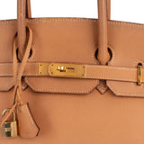 Hermès Natural Courchevel Leather Birkin 35 Handbag
