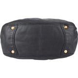 Prada Black Soft Calfskin Hobo Shoulder Bag