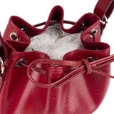 Louis Vuitton Red Epi Leather NM Sac Noé Petit Shoulder Bag