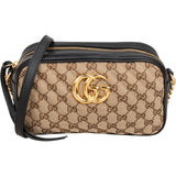 Gucci Monogram GG Canvas Marmont Medium Camera Crossbody Bag