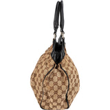 Gucci Monogram GG Canvas Guccisima Leather Sukey Hobo Handbag